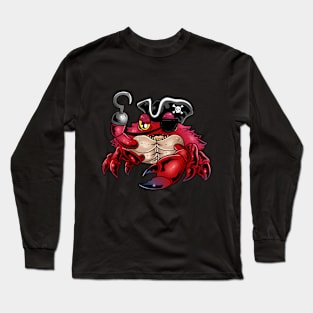 The Pirate Crab Sets Sail Long Sleeve T-Shirt